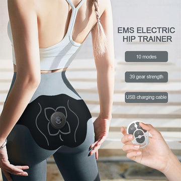Wireless EMS Hip Trainer & Glute Stimulator – Adjustable Muscle Toning & Massage Pad
